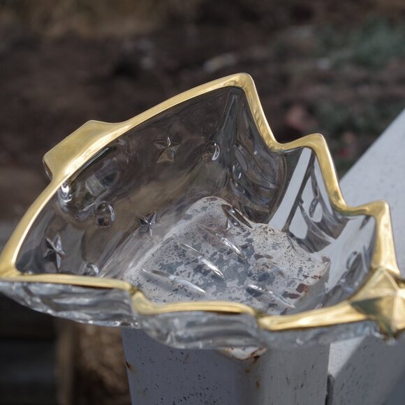 Vintage Studio Nova Sweet Dish Tree Gold Trim - Picture 2 of 9